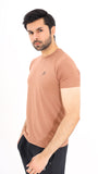 Jaquard Mesh Coffee Shirt