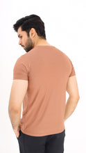 Load image into Gallery viewer, Jaquard Mesh Coffee Shirt