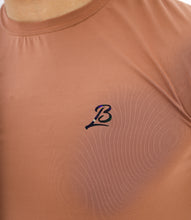 Load image into Gallery viewer, Jaquard Mesh Coffee Shirt