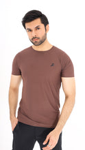 Load image into Gallery viewer, Jaquard Mesh Choclate Brown Shirt
