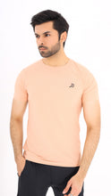 Load image into Gallery viewer, Jaquard Mesh Peach Shirt