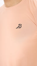 Load image into Gallery viewer, Jaquard Mesh Peach Shirt