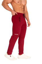 Load image into Gallery viewer, Slim Fit Maroon Trouser