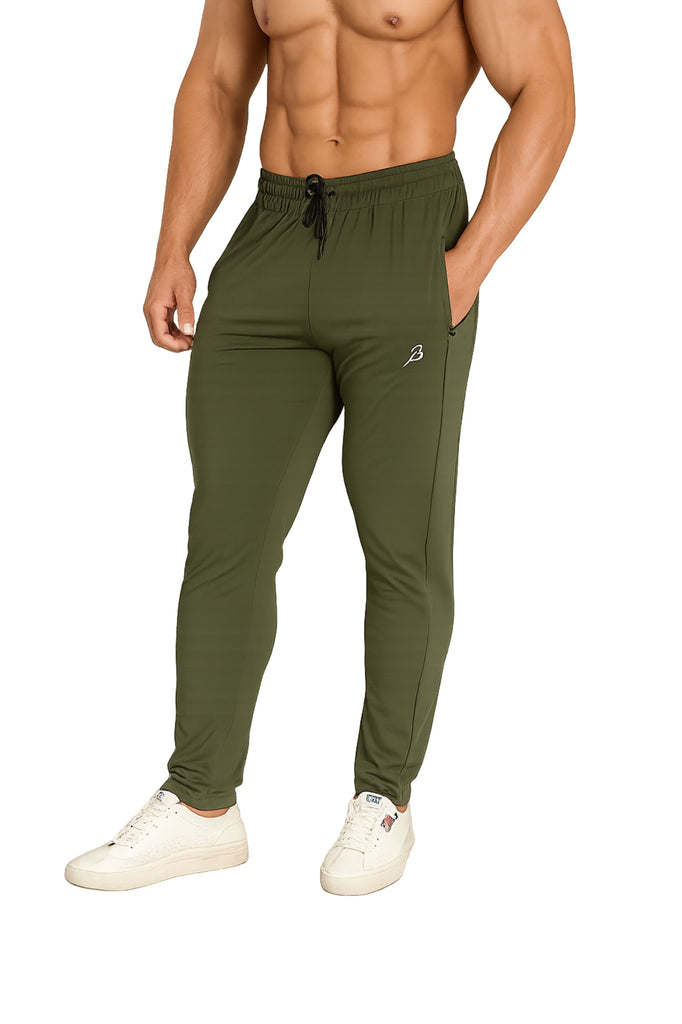 Slim Fit Olive Green Trouser