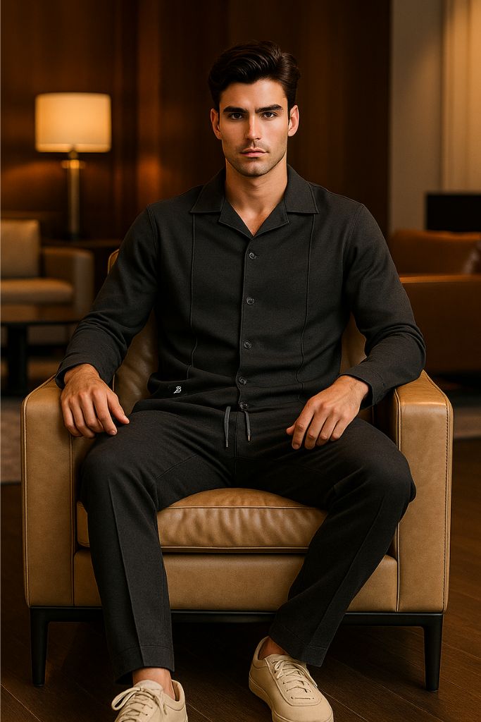 safari suit mens clothing
