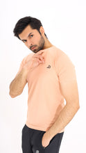 Load image into Gallery viewer, Jaquard Mesh Peach Shirt