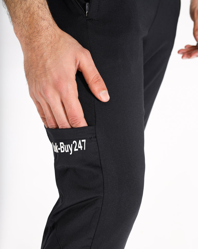 Slim Fit Black Trouser