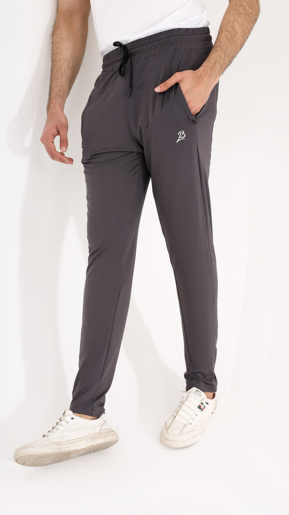 Slim Fit Charcoal Gray Trouser