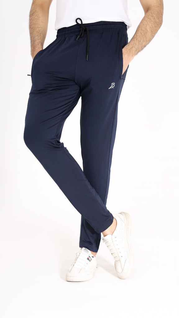 Slim Fit Navy Blue Trouser