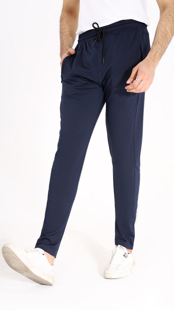 Slim Fit Navy Blue Trouser