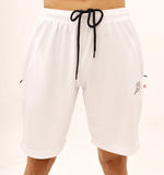 White Mesh Training Shorts