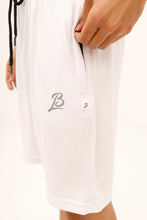 Load image into Gallery viewer, LB. White Air Mesh Training Shorts LookBuy247