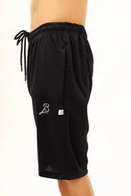 Load image into Gallery viewer, LB. Black Air Mesh Training Shorts LookBuy247