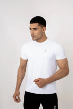 Load image into Gallery viewer, LB-White Stretchable Ball Mesh T-Shirt LookBuy247