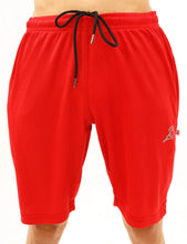 Load image into Gallery viewer, LB. Red Air Mesh Training Shorts LookBuy247