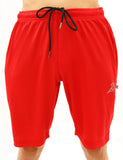 Red Mesh Training Shorts