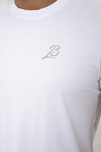 Load image into Gallery viewer, LB-White Stretchable Ball Mesh T-Shirt LookBuy247