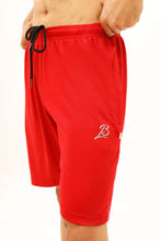 Load image into Gallery viewer, LB. Red Air Mesh Training Shorts LookBuy247