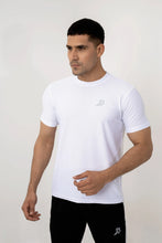 Load image into Gallery viewer, LB- White Stretchable Air Mesh T-Shirt LookBuy247