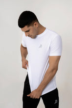 Load image into Gallery viewer, LB- White Stretchable Air Mesh T-Shirt LookBuy247