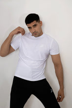 Load image into Gallery viewer, LB- White Stretchable Air Mesh T-Shirt LookBuy247