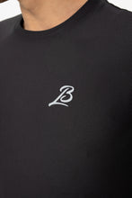 Load image into Gallery viewer, LB- Black Stretchable Ball Mesh T-Shirt LookBuy247