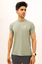 Load image into Gallery viewer, LB. Sea Green Lining Stretchable Fabric T-Shirt LookBuy247