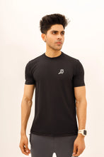 Load image into Gallery viewer, LB. Black Lining Stretchable Fabric T-Shirt LookBuy247