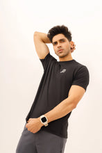 Load image into Gallery viewer, LB. Black Lining Stretchable Fabric T-Shirt LookBuy247
