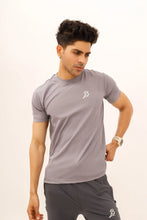 Load image into Gallery viewer, LB-Gray Lining Stretchable Fabric T-Shirt LookBuy247