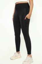 Load image into Gallery viewer, L.B Black Stylish Tights With Pocket LookBuy247