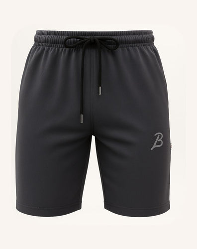 Gray Mesh Training Shorts H6
