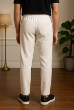 Load image into Gallery viewer, Relaxed Fit Platted Trouser - Off White