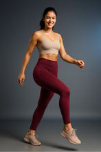 Load image into Gallery viewer, LB-Stylish Premium Slim Fit Burgundy Tights