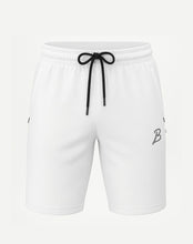Load image into Gallery viewer, White Mesh Training Shorts