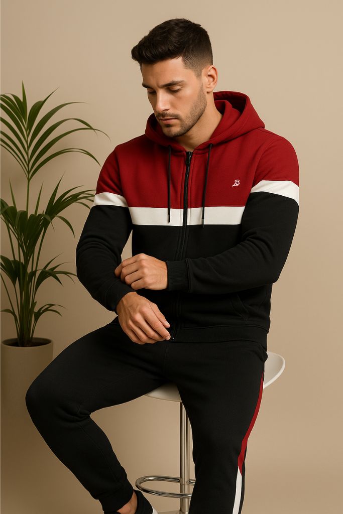 Premium Imported Cotton Fleece Tracksuit - A24