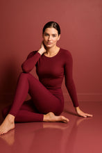 Load image into Gallery viewer, LB-Stylish Premium Slim Fit Burgundy Tights