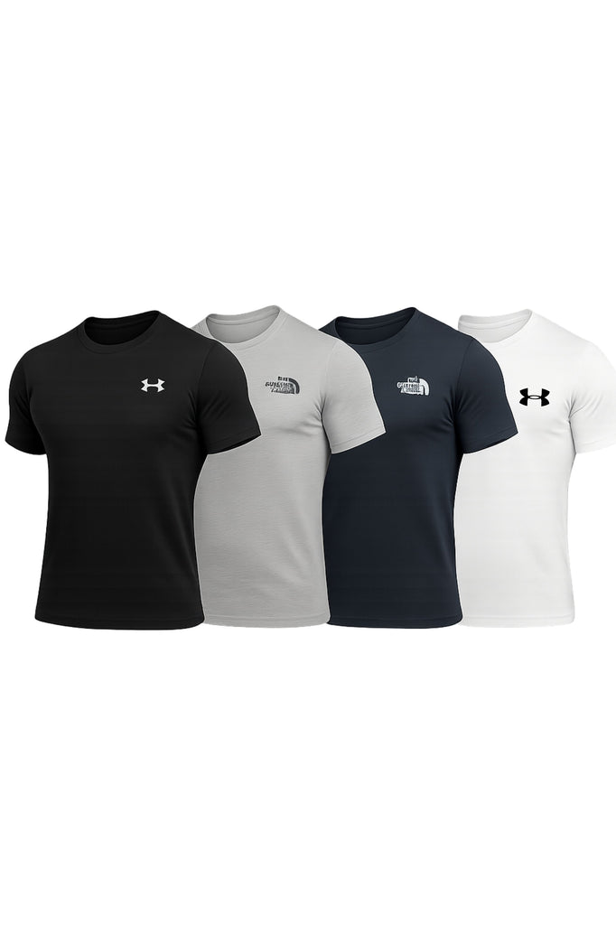 Pack of 4 Imported Spandex T-Shirts