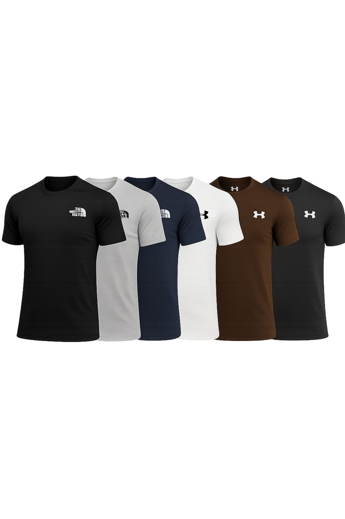 Pack of 6 Imported Spandex T-Shirts