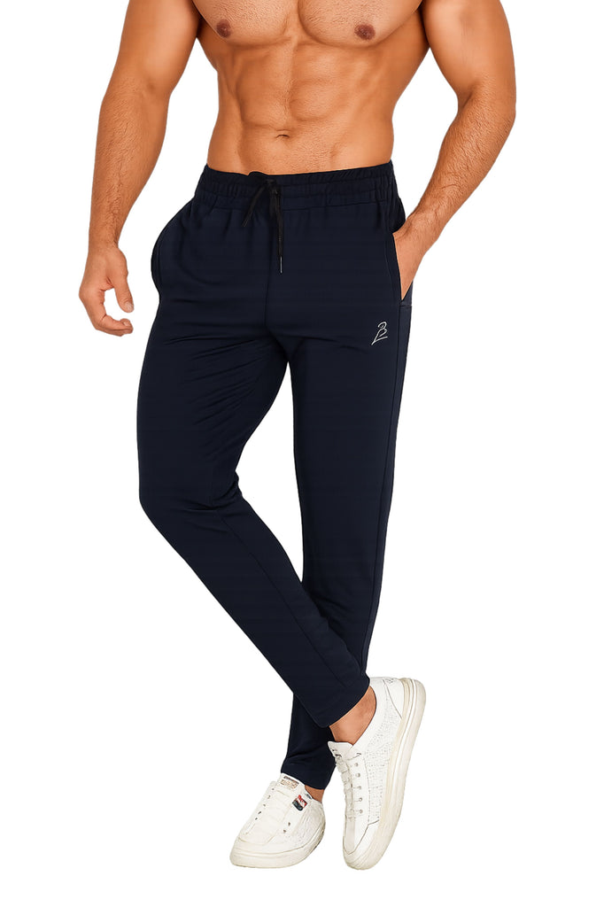 Slim Fit Navy Blue Trouser