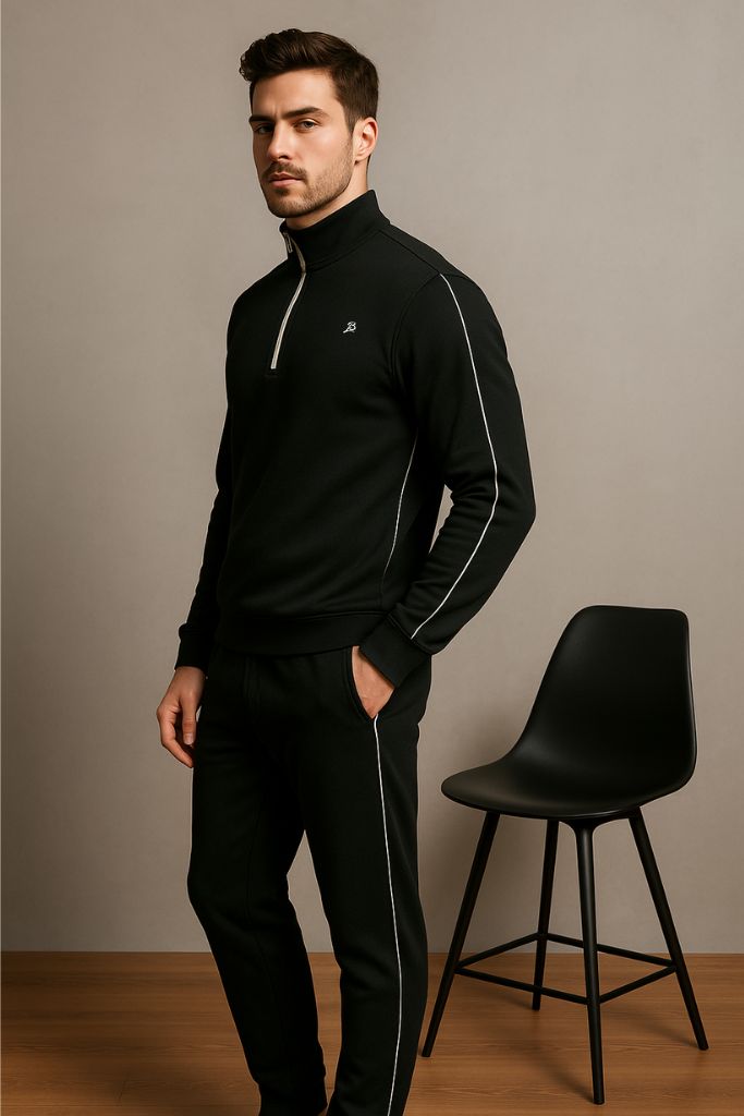 Winter Cotton Fleece Tracksuit - A22