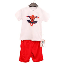 Load image into Gallery viewer, L.B Kids Nicker Shirt with Spiderman Printing LookBuy247
