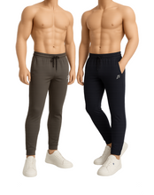 Load image into Gallery viewer, Pack of 2 Premium Slim Fit Trousers