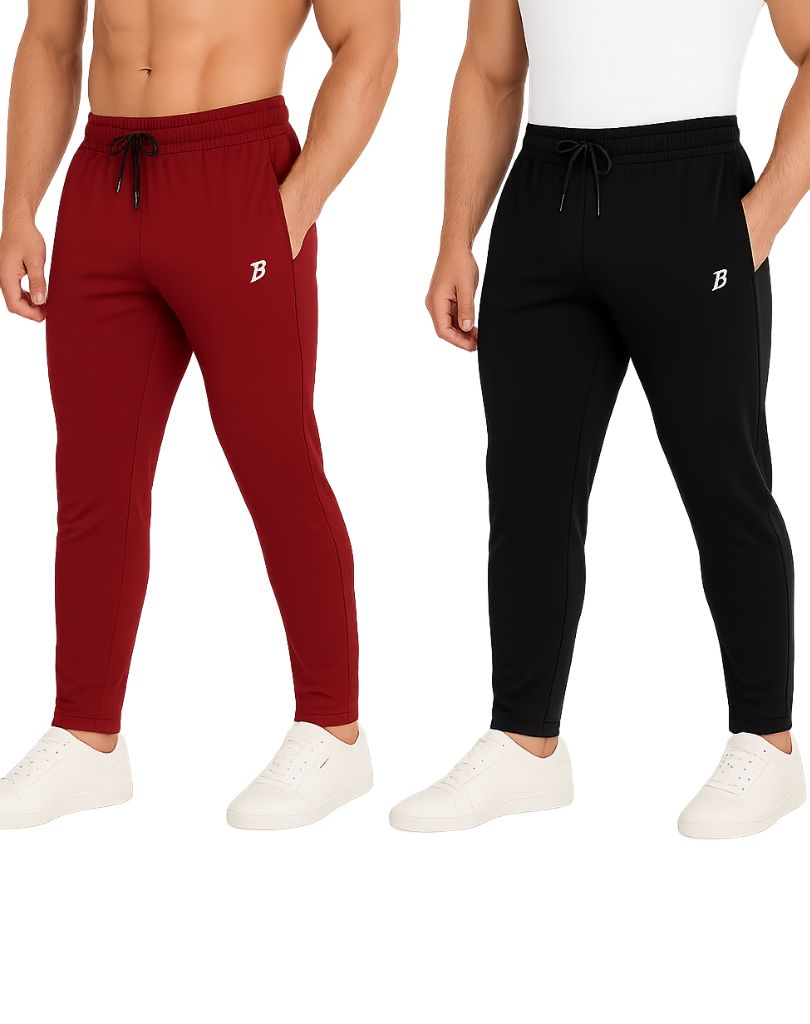 Pack of 2 Premium Slim Fit Trousers