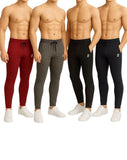 Pack of 4 Premium Slim Fit Trousers